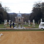Wrest Park Pavilion, Long Water and statuary