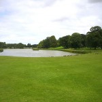 Lake in park