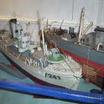 Display of ship models