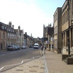 Street with Georgian stone buildings
