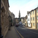 Street with Georgian stone buildings