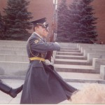Change of guard at Lenin's tomb