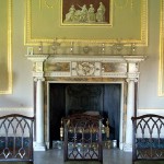 Fireplace, dining room