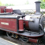 Front of steam engine