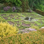 Dutch garden from above