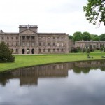 South Front from gardens across lake