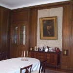 a ground floor panelled room