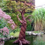 Woodland garden sculpture