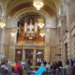 Hall with organ