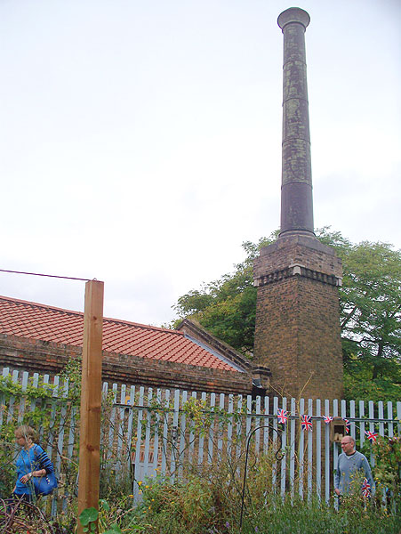 Engine house chimney