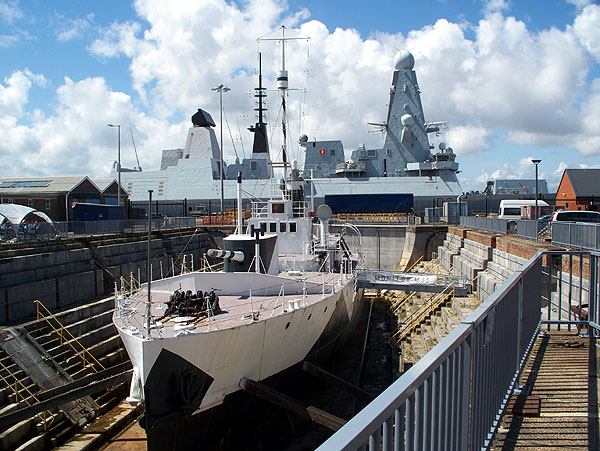 Ship in drydock -2013