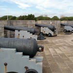 Cannons on rampart