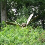 Insect wood sculpture