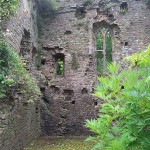 Ruin in castle grounds