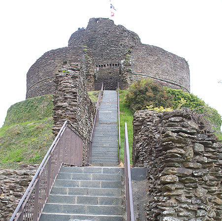 Castle from below